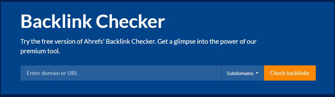 ابزار سئو backlink checker
