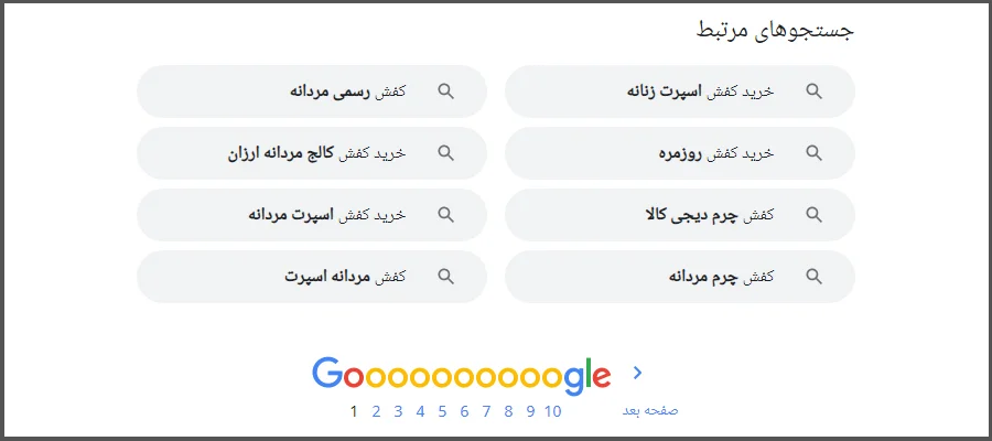 تفاوت google autocomplete با Google Related searches