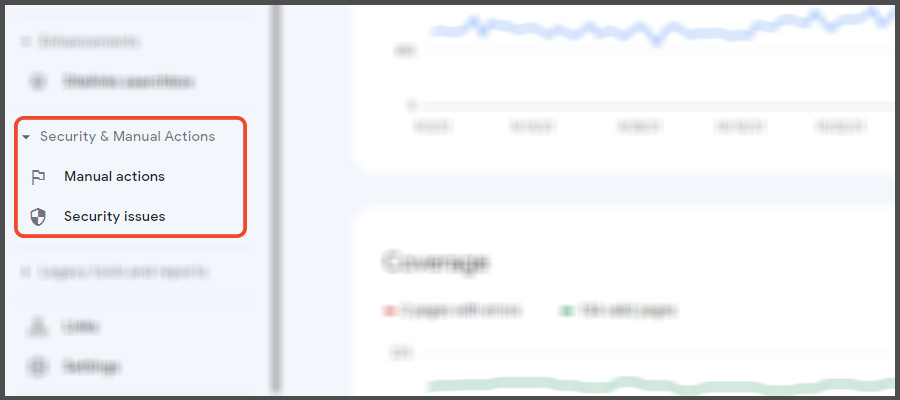 manual action در سرچ کنسول