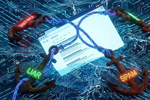 عمل بمباران گوگل